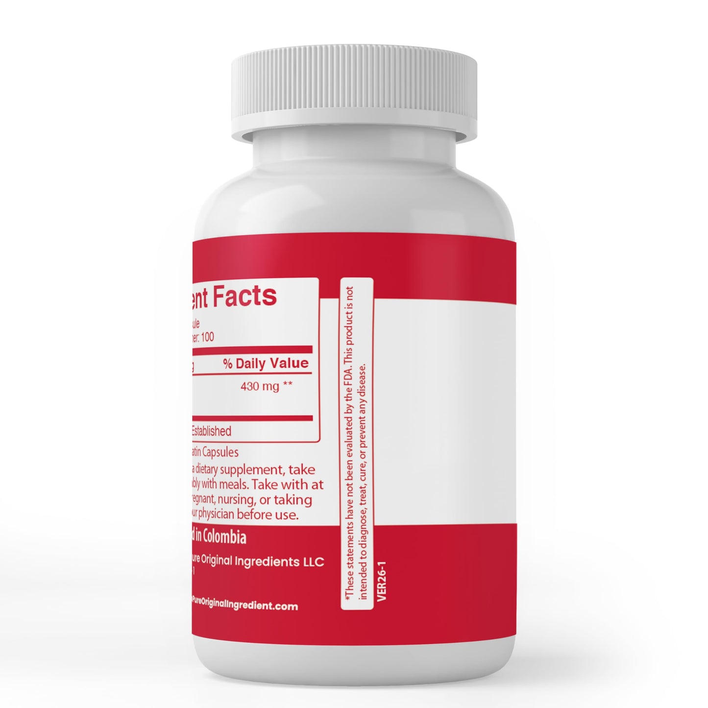PURE ORIGINAL INGREDIENTS Tribulus Terrestris Capsules, 100 Count