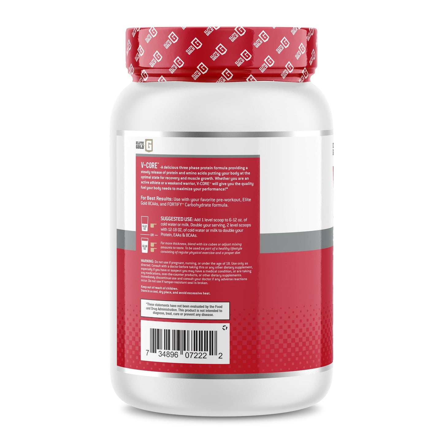 Complete Nutrition V-Core Protein Powder, 32 Servings