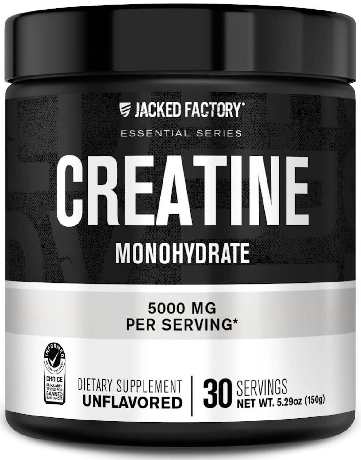 Jacked Factory Creatine Monohydrate Powder 30 Servings