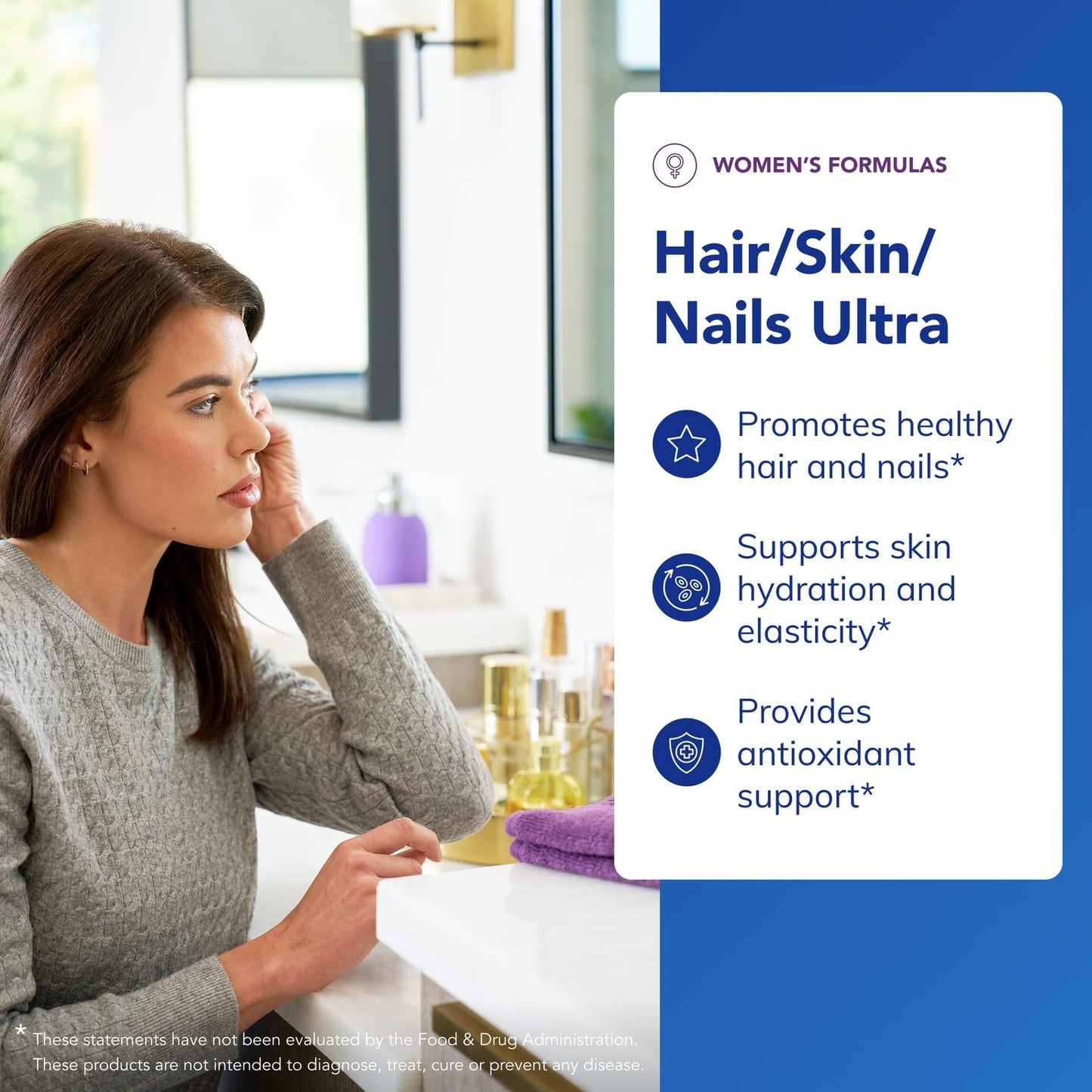 Pure Encapsulations Hair/Skin/Nails Ultra Advanced Beauty Supplement Biotin & Collagen Capsule, 60 Count