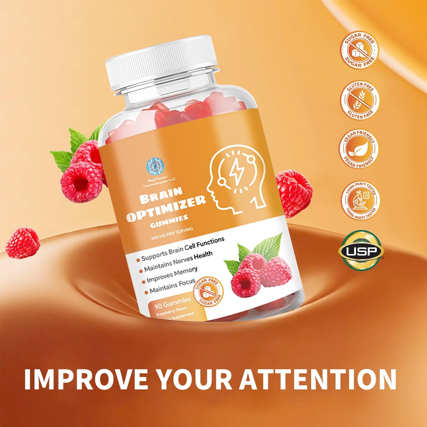 Brain Optimizer Gummies 90 Count