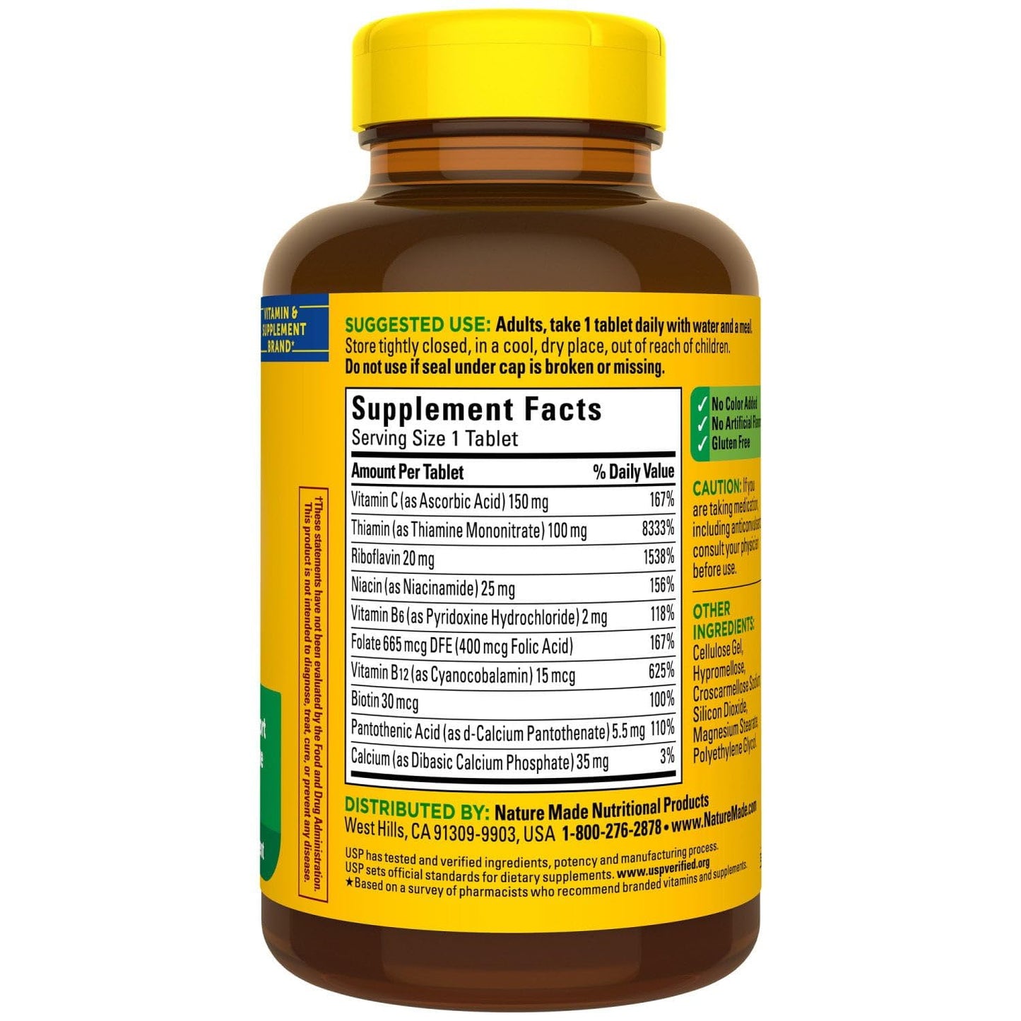 Nature Made Super B Complex 460 Tablets