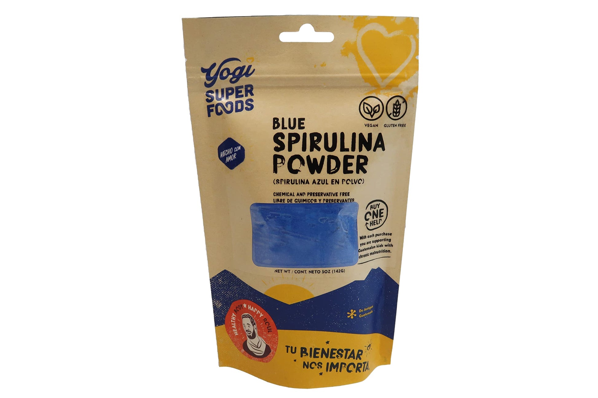 Yogi Super Foods Blue Spirulina Powder 5 Ounce