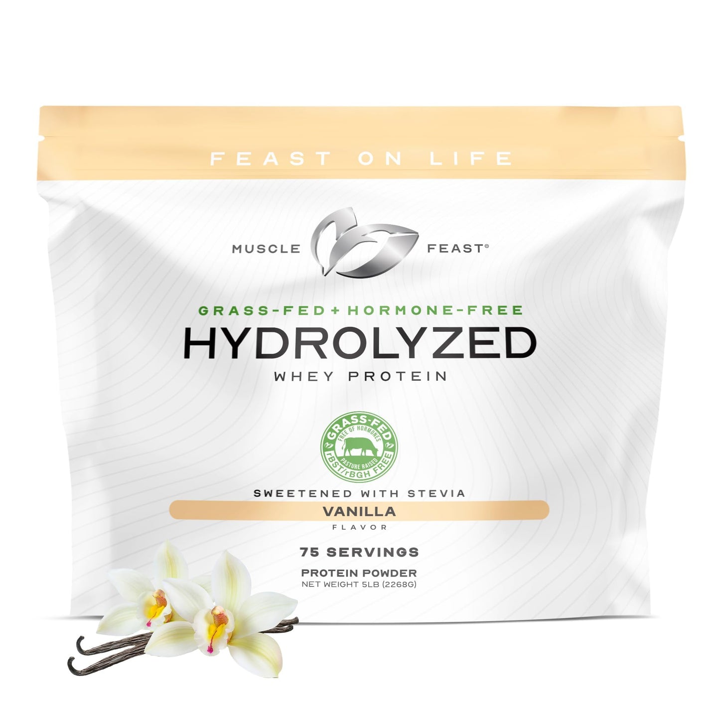 Muscle Feast Hydrolyzed Whey Protein Powder 80