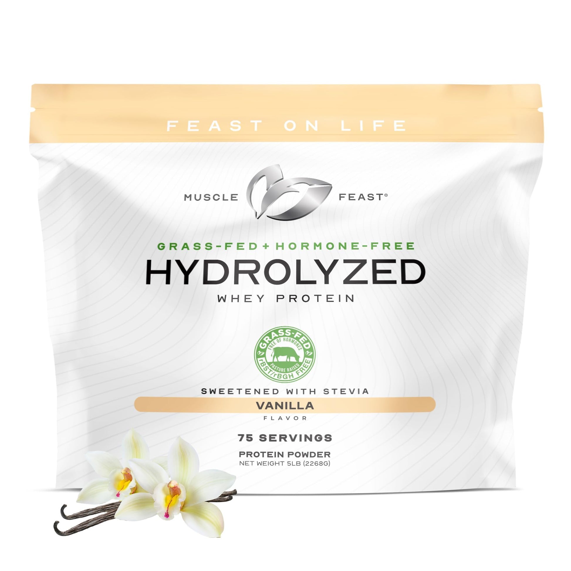 Muscle Feast Hydrolyzed Whey Protein Powder 80