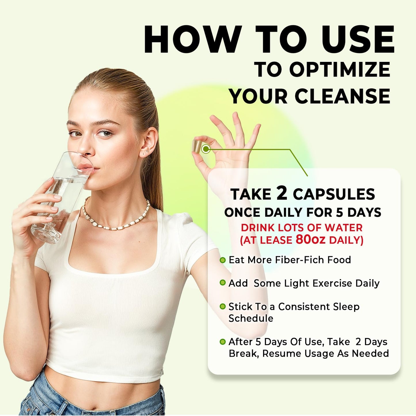 Divinity Nutra 5 Day Colon Cleanse Capsule, 30 Count