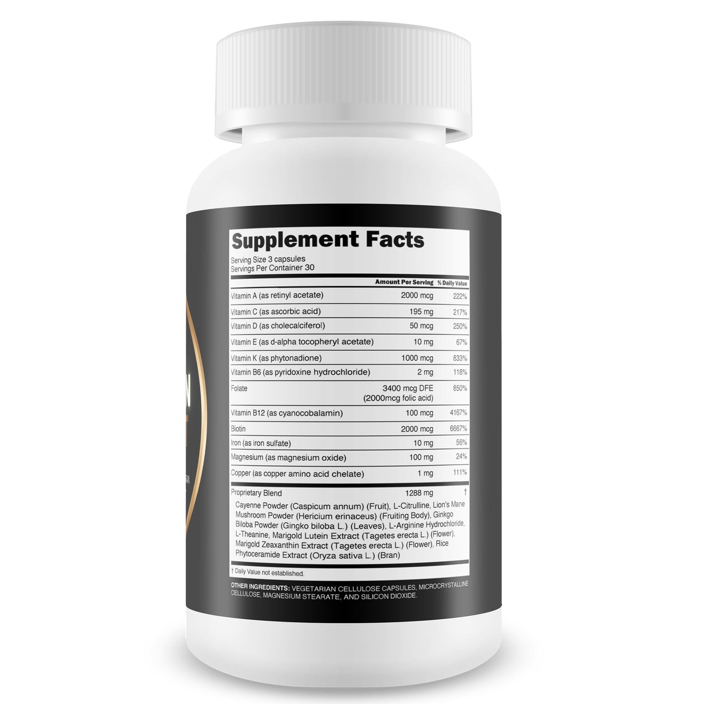 True You Health The Golden Secret Memory Support Capsules 90 Count