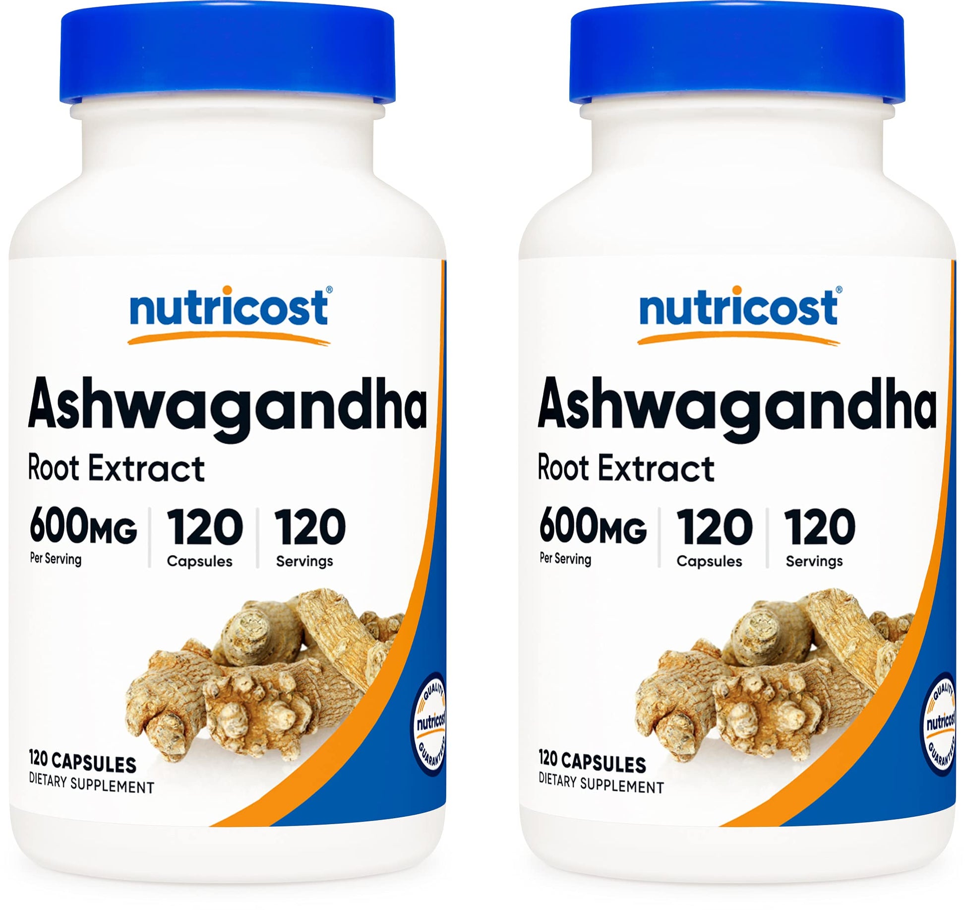 Nutricost Ashwagandha Herbal Supplement 600mg Capsule, 240 Capsules
