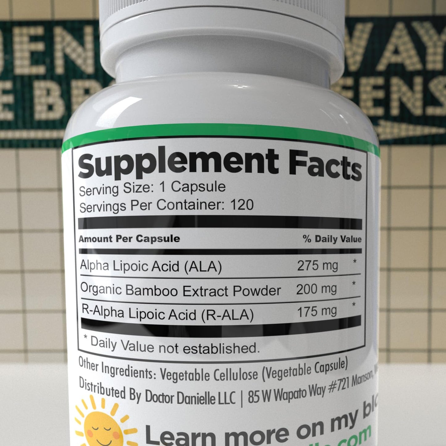 Doctor Danielle Alpha-Lipoic Acid Capsule 120 Count