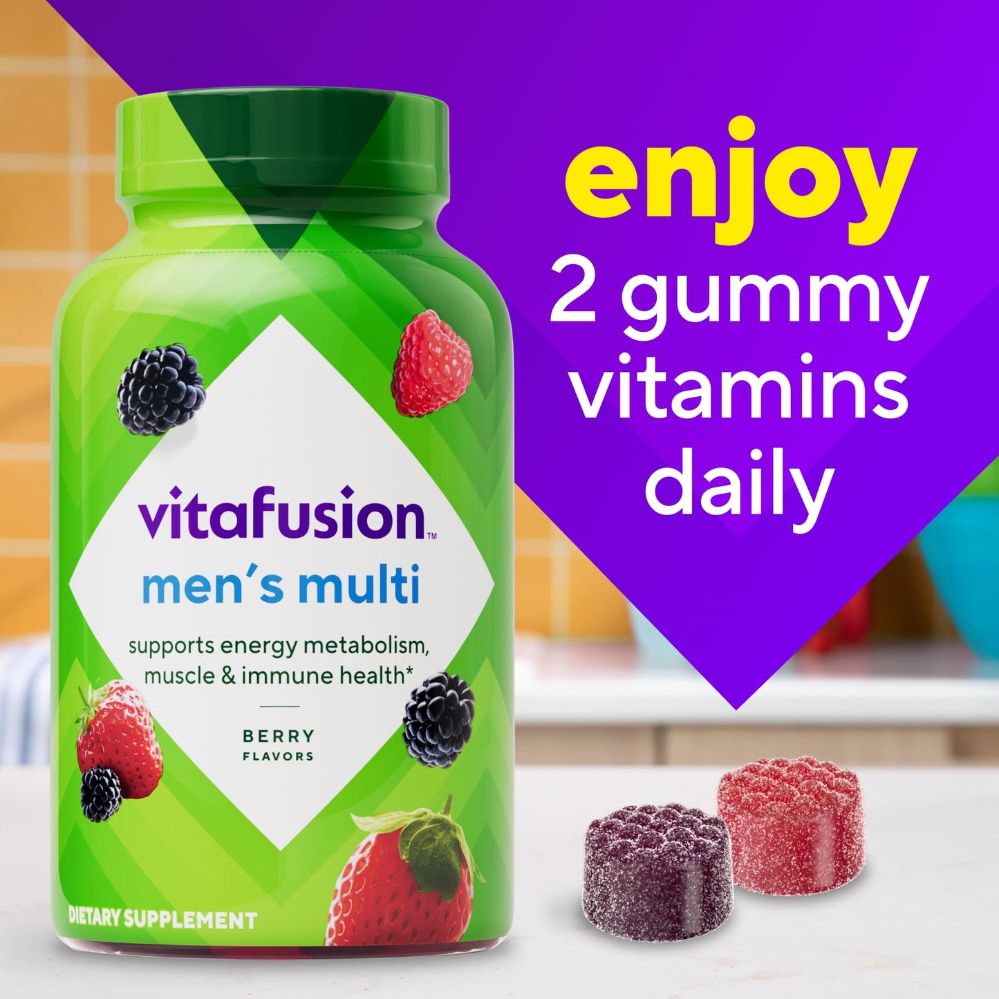 Vitafusion Men's Multivitamin Gummy, 150 Count