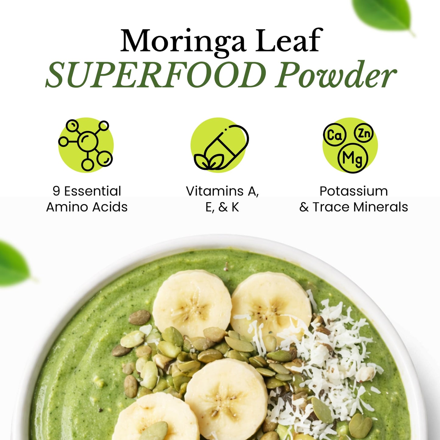 THE SOURCE MATTERS USDA Organic Moringa Superfood Powder, 6