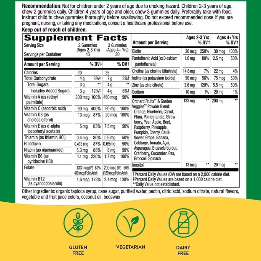 Nature's Way Alive! Children's Premium Gummy Multivitamin, 180 Gummies