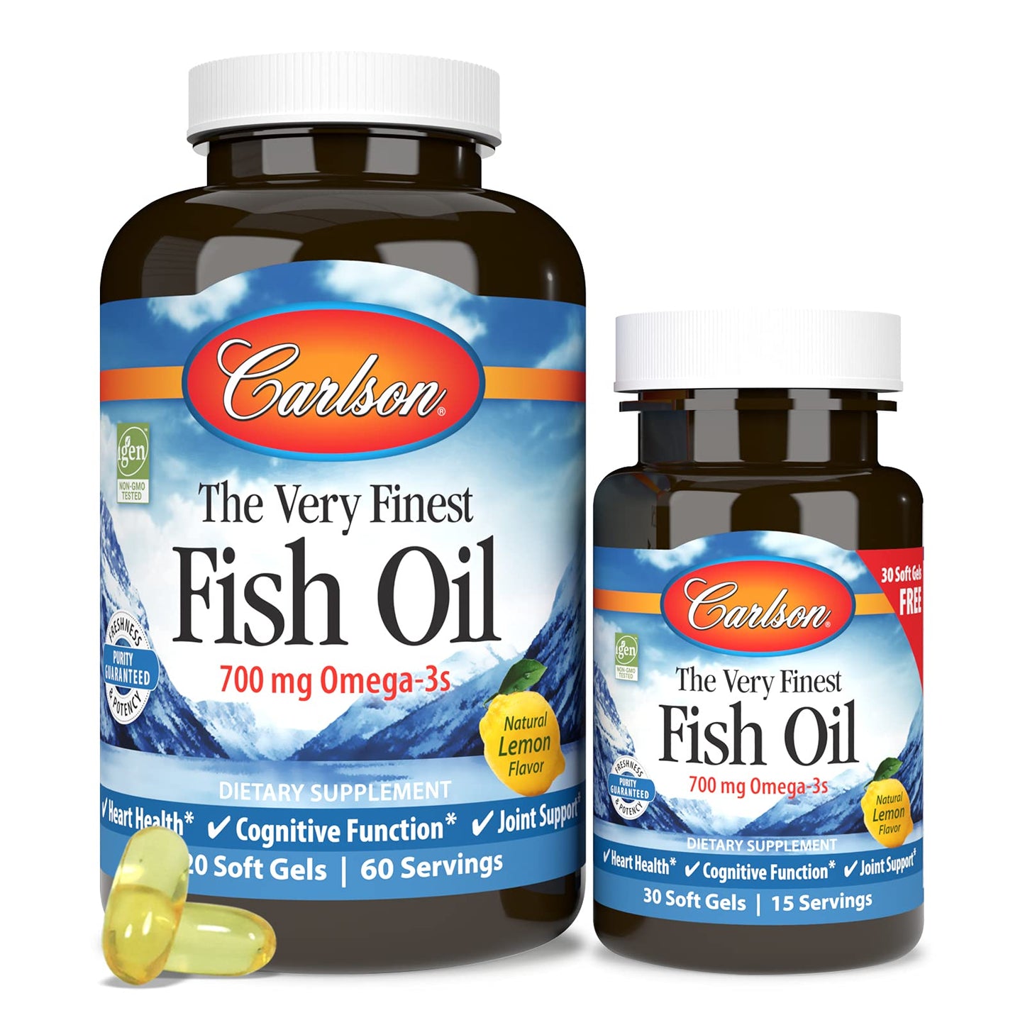 Carlson The Very Finest Fish Oil 700 mg Softgels 120