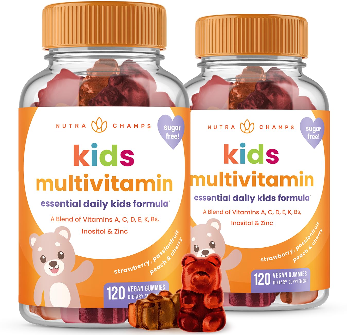 NutraChamps Gummy Multivitamins for Kids, 240 Gummies