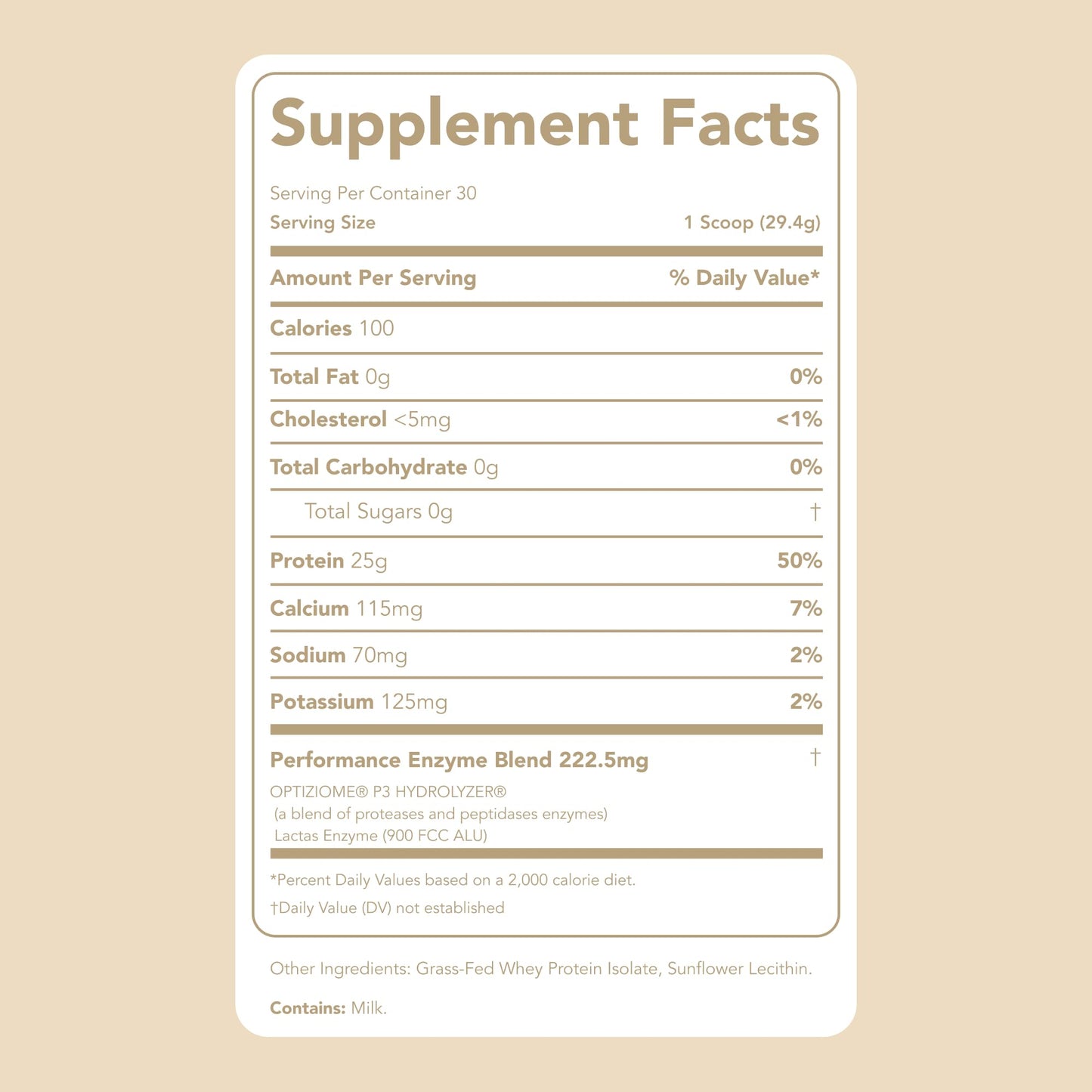 Clean Simple Eats Whey Isolate Protein Powder, Unflavored, 36 Servings
