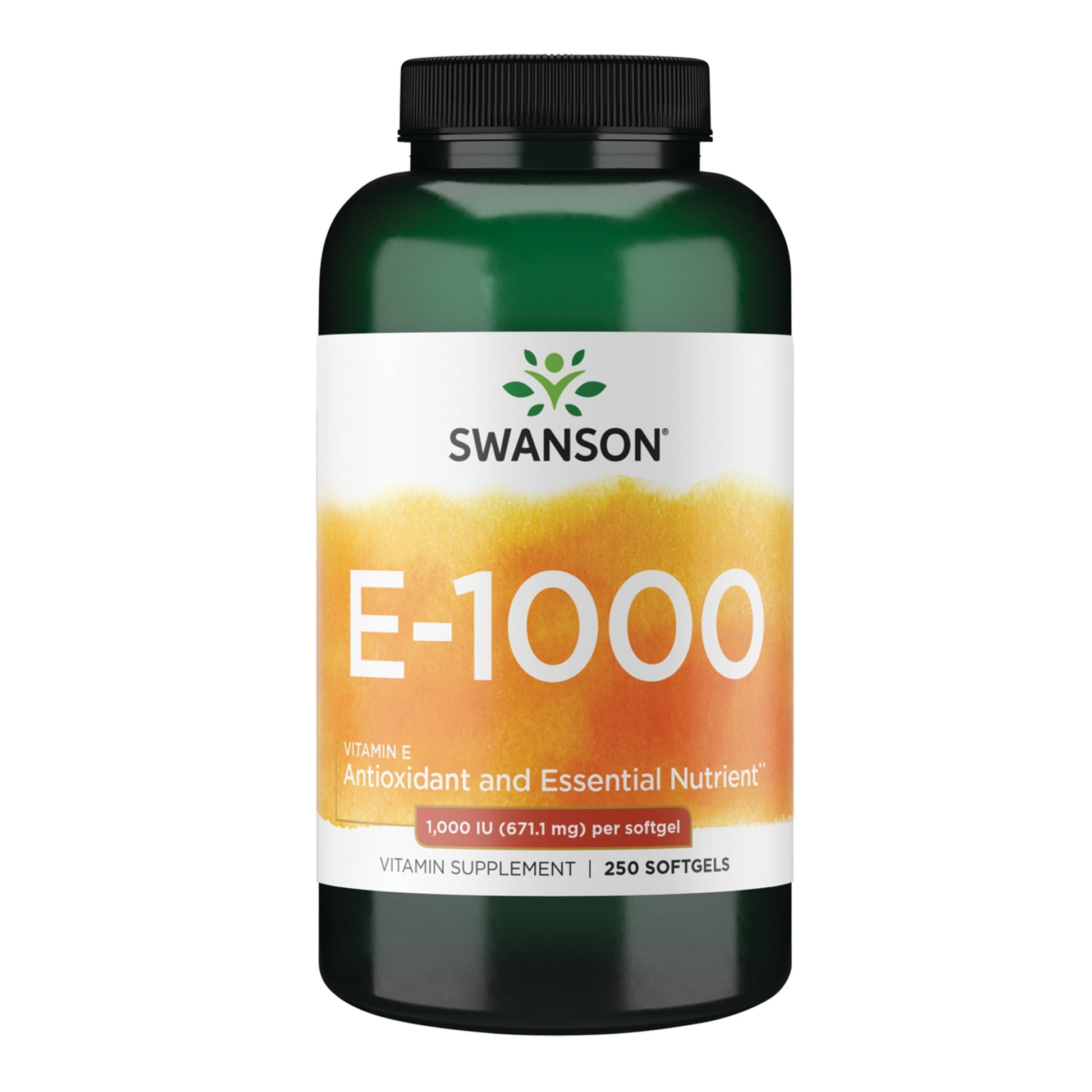 Swanson Natural Vitamin E 1000 Iu Softgels 250 Count