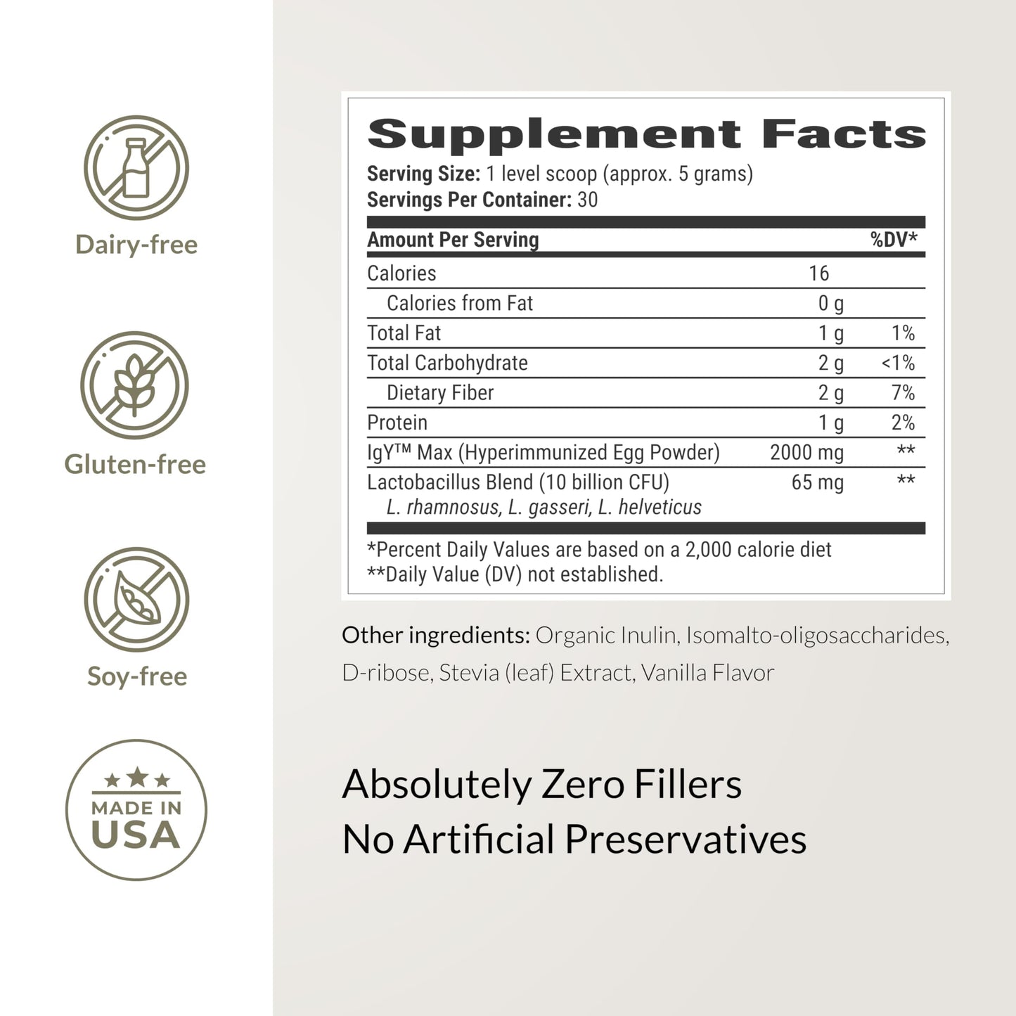 BIOptimizers Microbiome Breakthrough Gut Support Powder 30 Servings