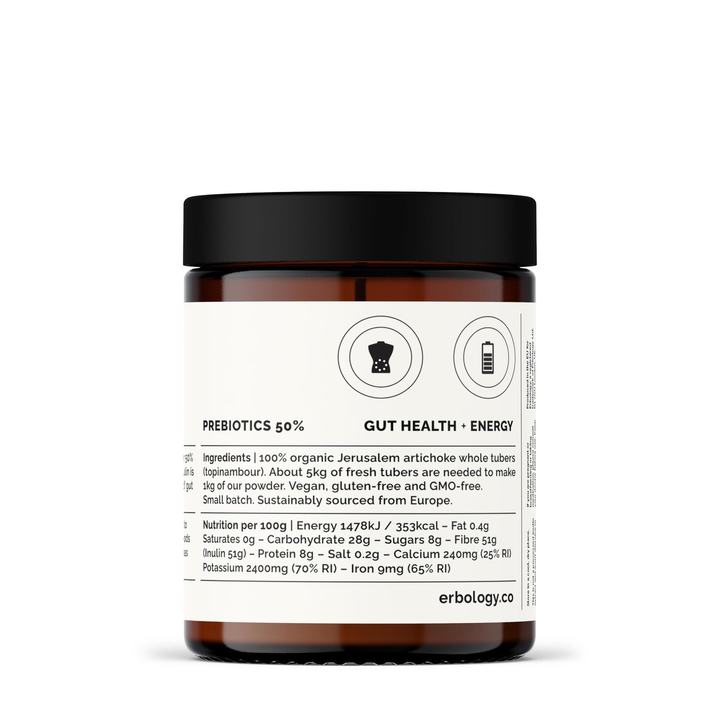 Erbology Organic Jerusalem Artichoke Powder 3.2 oz