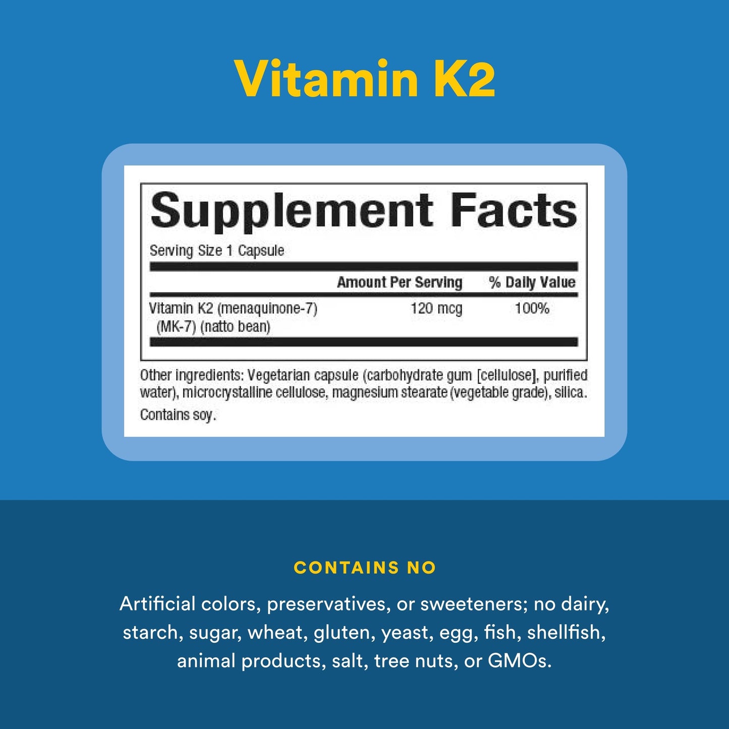 Natural Factors Vitamin K2 Capsule 60 Capsules