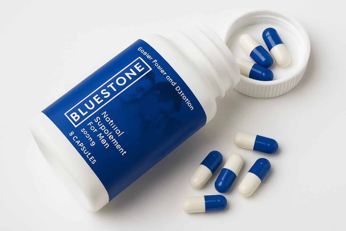 Generic Bluestone Capsules for Energy and Vitality, Natural Ingredients, 8 Count