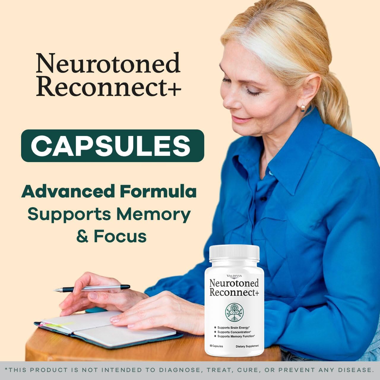 Valdivia Neurotoned Reconnect Plus Capsules, 180 Capsules