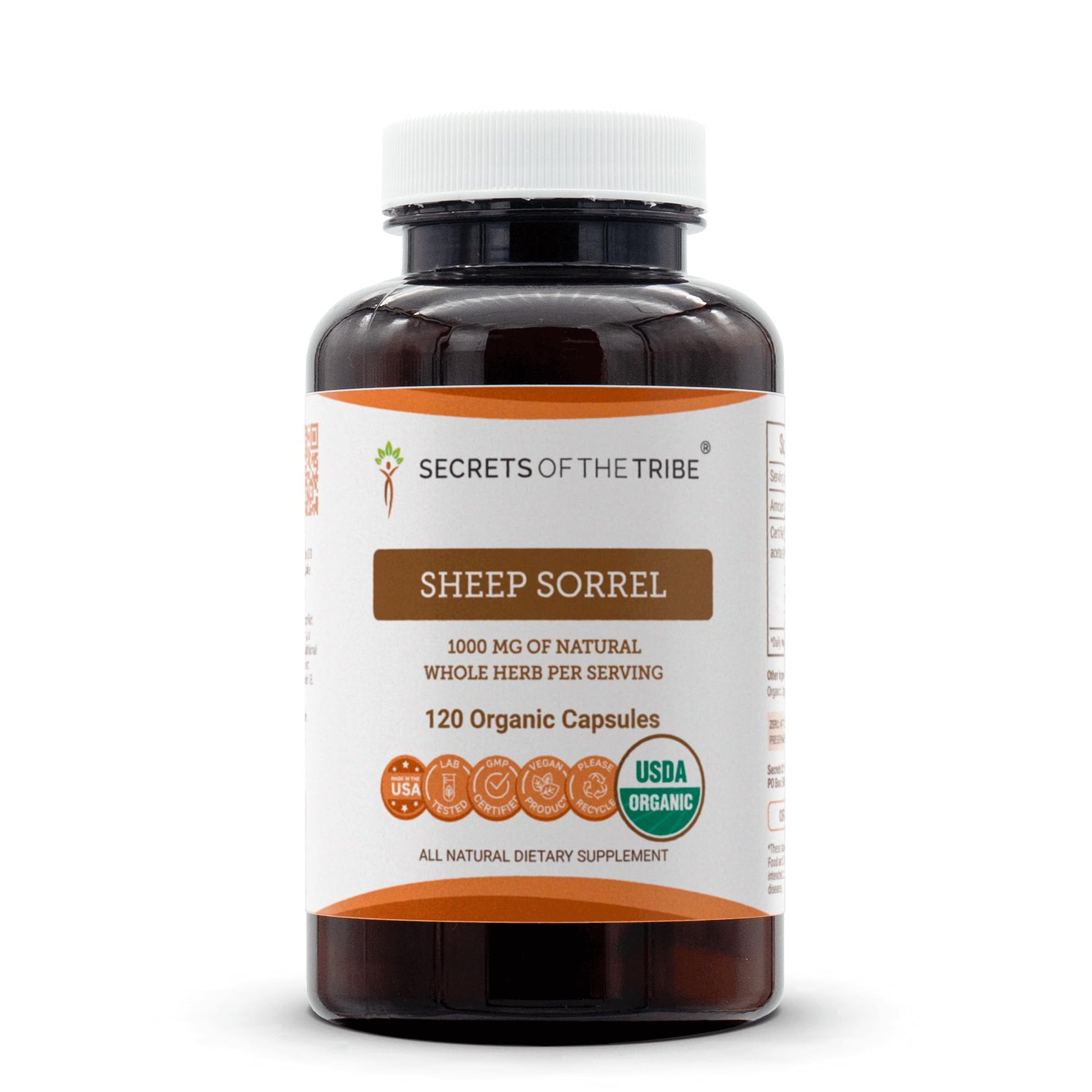 Secrets of the Tribe Sheep Sorrel Capsule, 120 Count