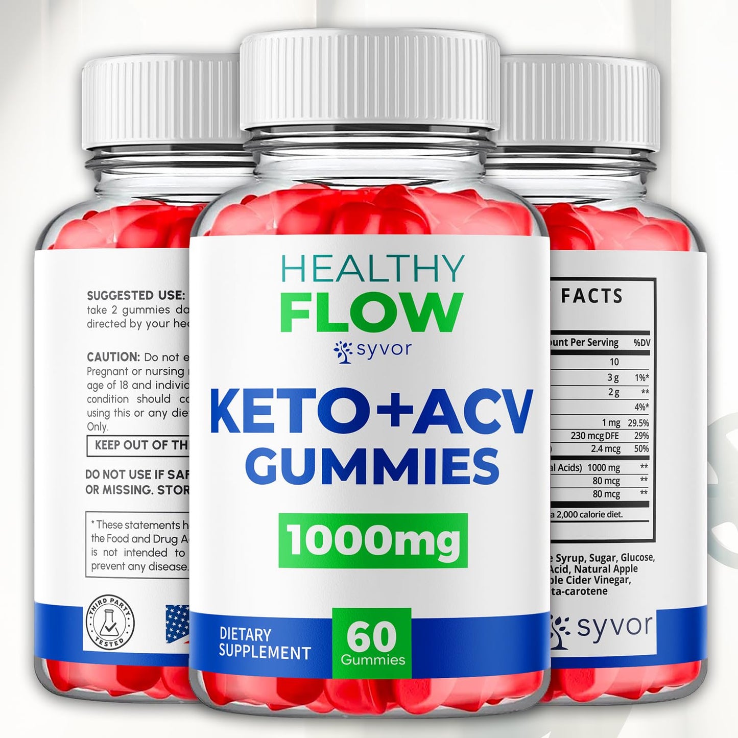 Syvor Healthy Flow Gummies 120-count