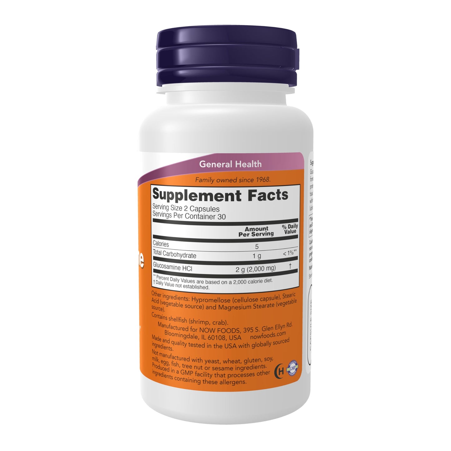 NOW Foods Glucosamine 1000 Capsule, 60 Count