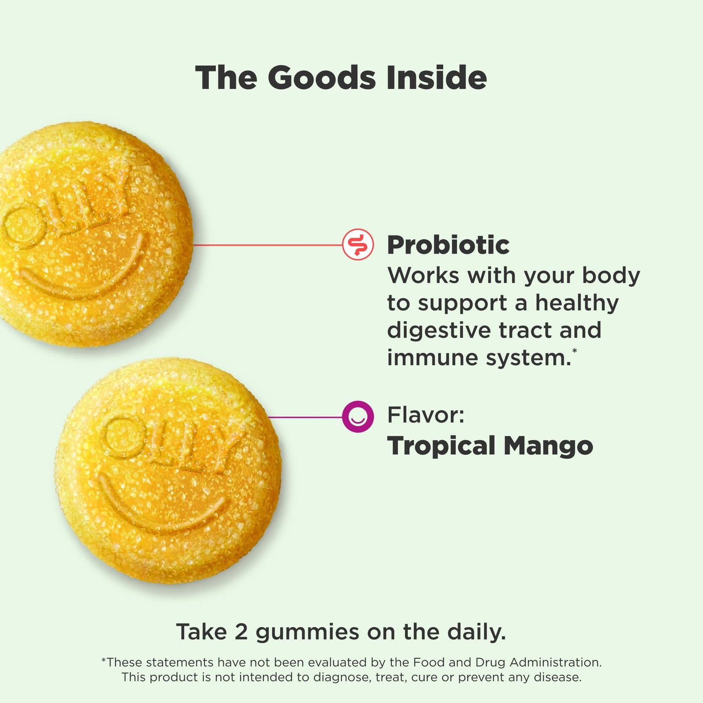 OLLY Probiotic Gummy 80 Count
