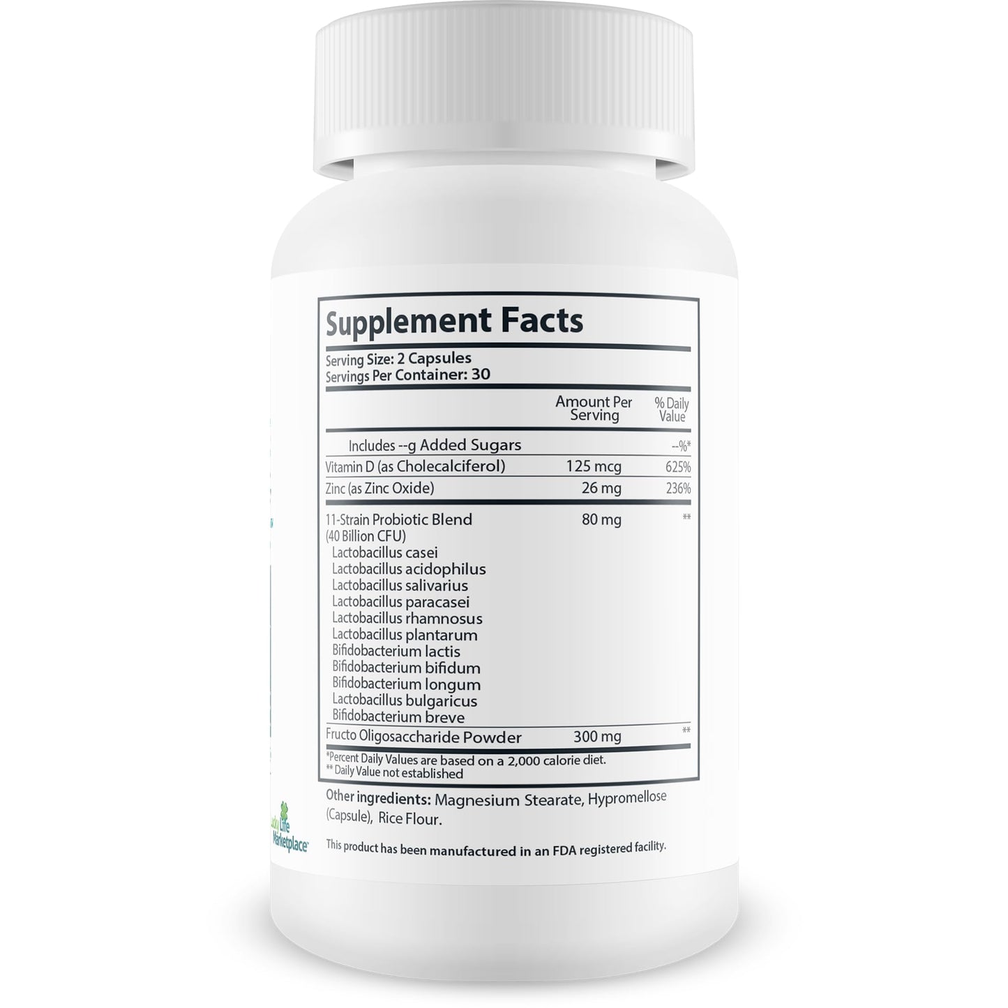 JOGRO Mood Boosting Probiotic Mood Supplement Capsule, 1 Count