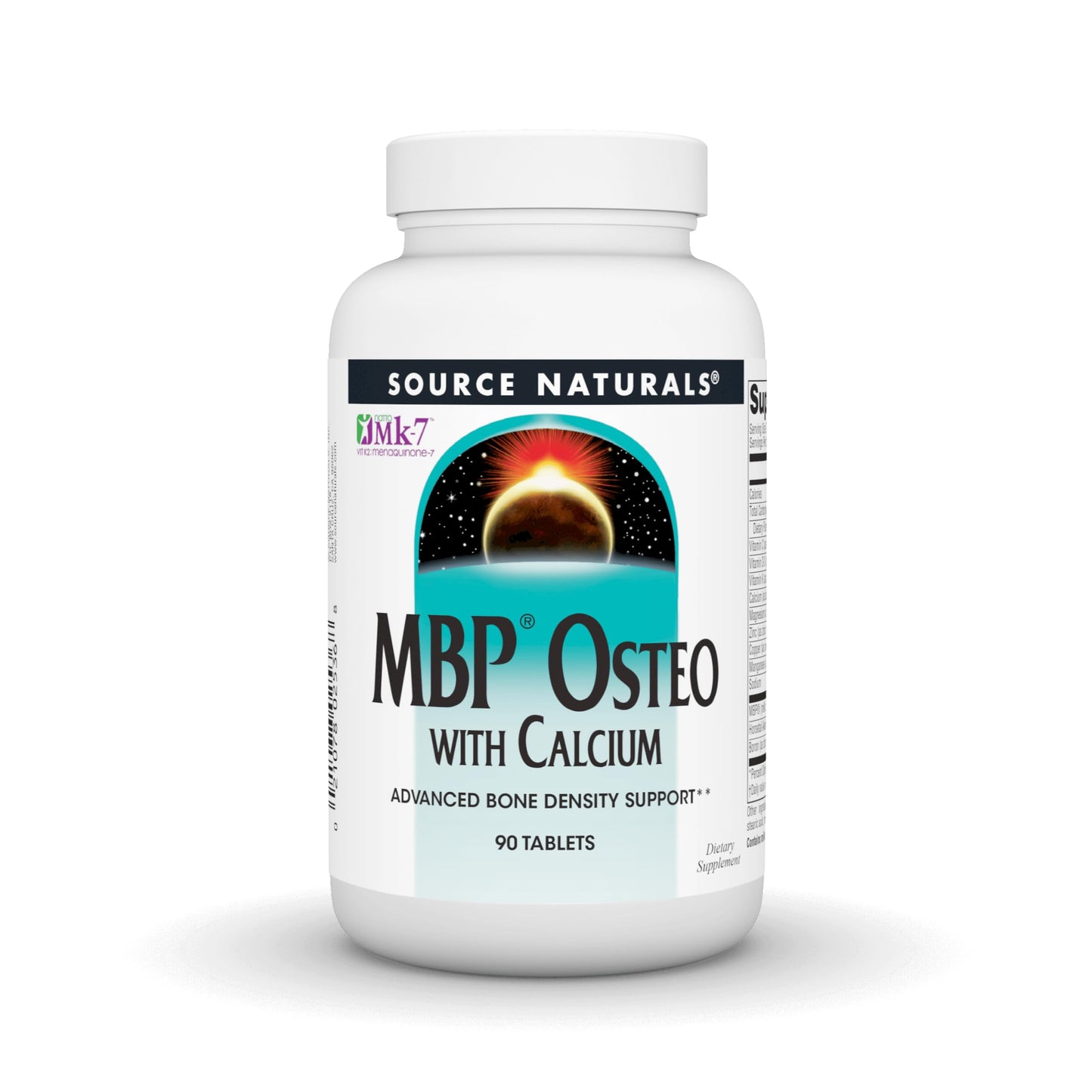 Source Naturals MBP Osteo with Calcium, Advanced Bone Density Support, 90 Tablets