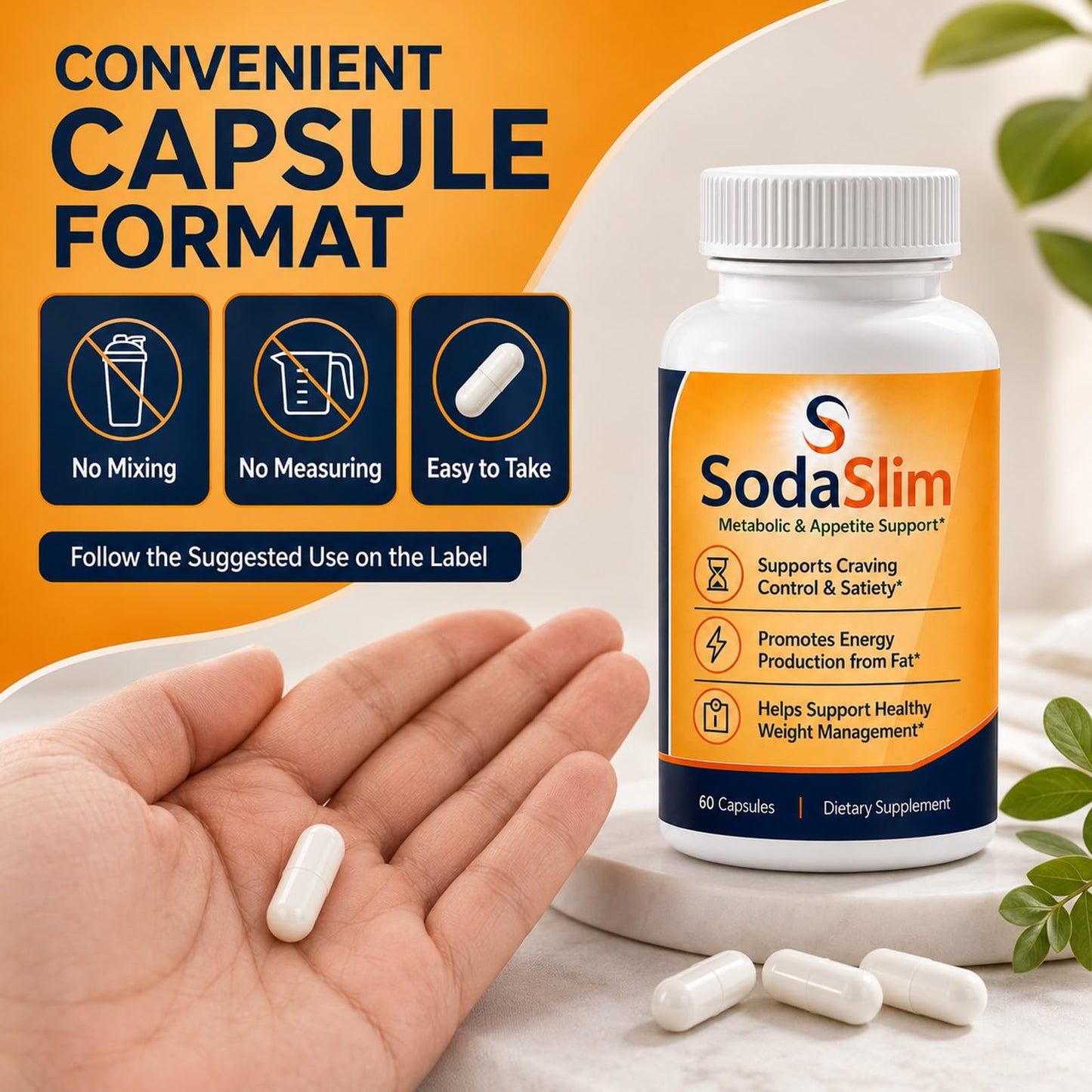 SABINROSE SodaSlim Capsules, 60 Count
