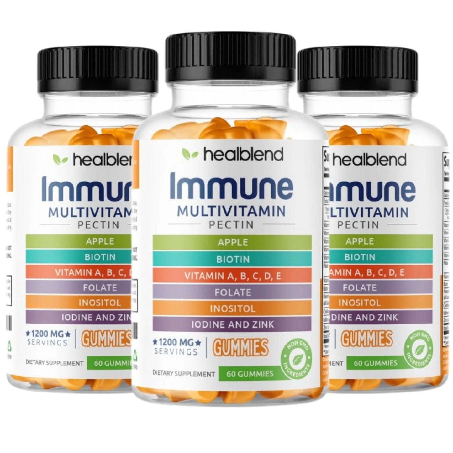 healblend Power-Packed Multivitamin Bear Gummies for Adult, 60 Gummies
