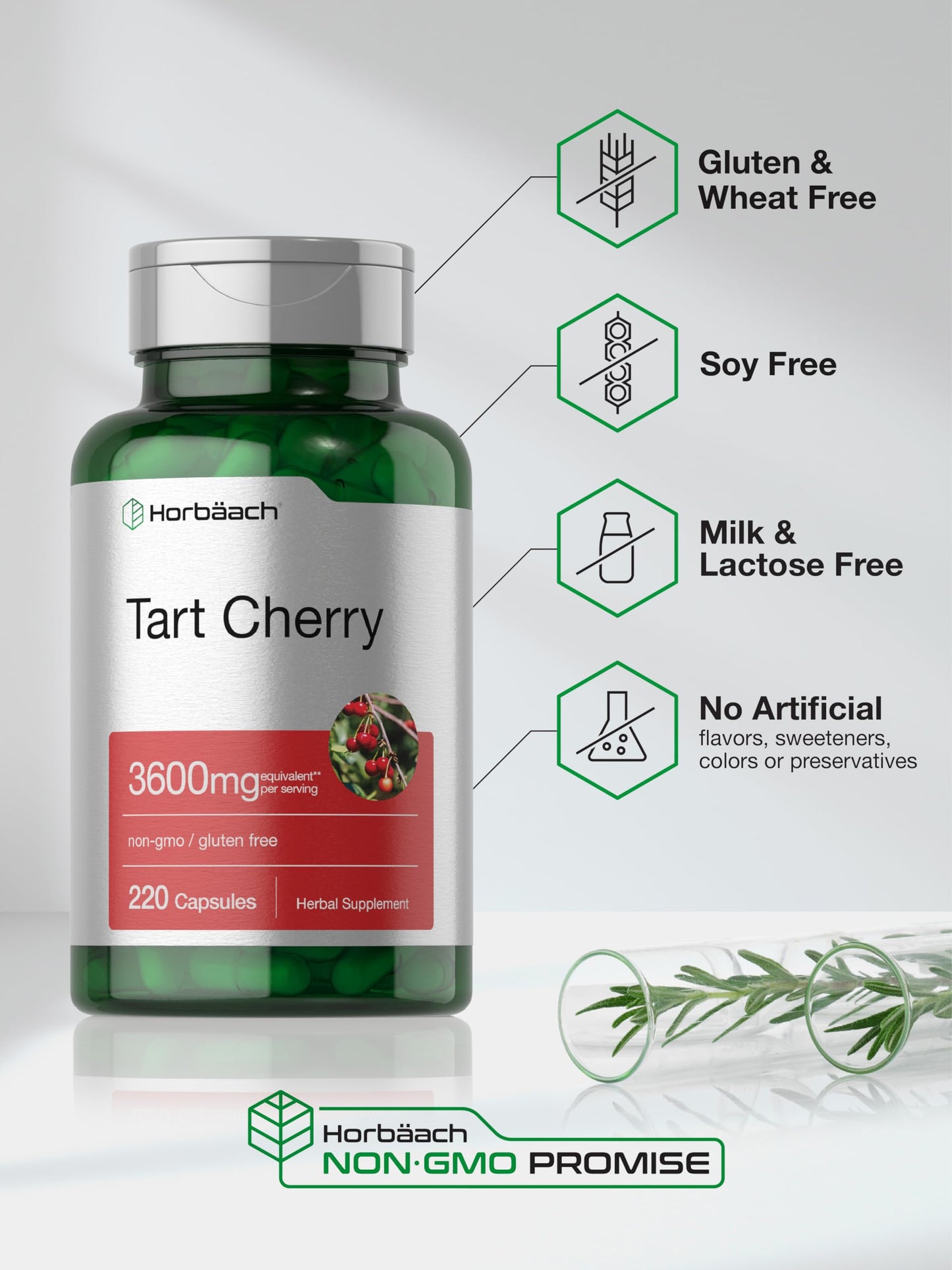 Horbäach Tart Cherry Extract Capsules 220