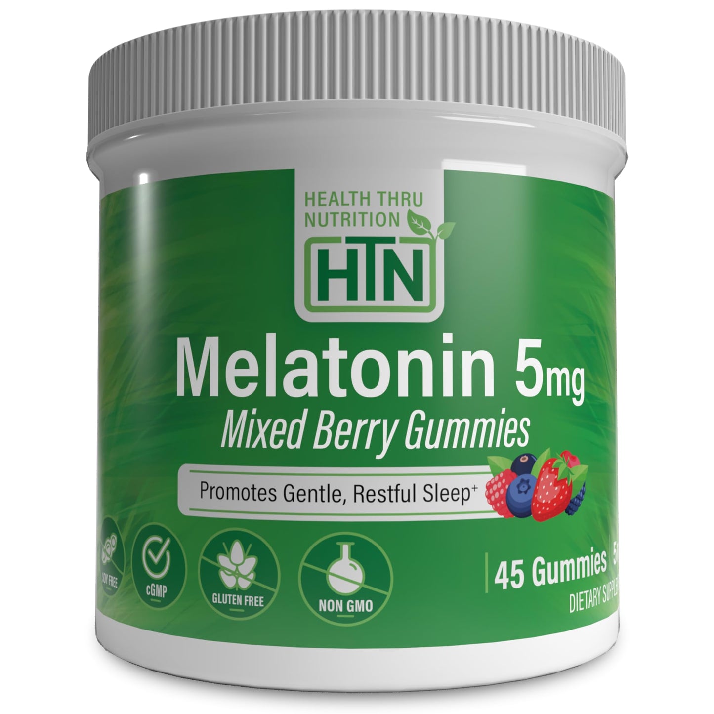 Health Thru Nutrition Melatonin 5mg Gummies 45 Count