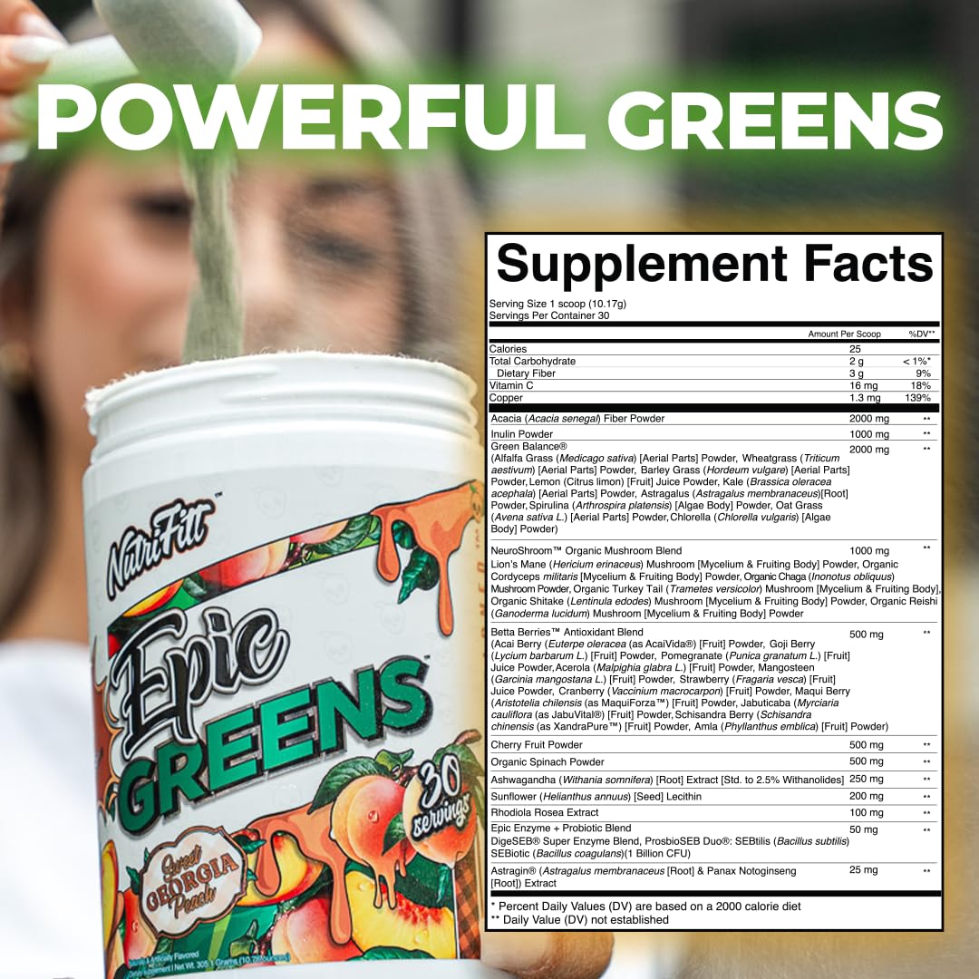 NutriFitt Epic Greens Powder 10