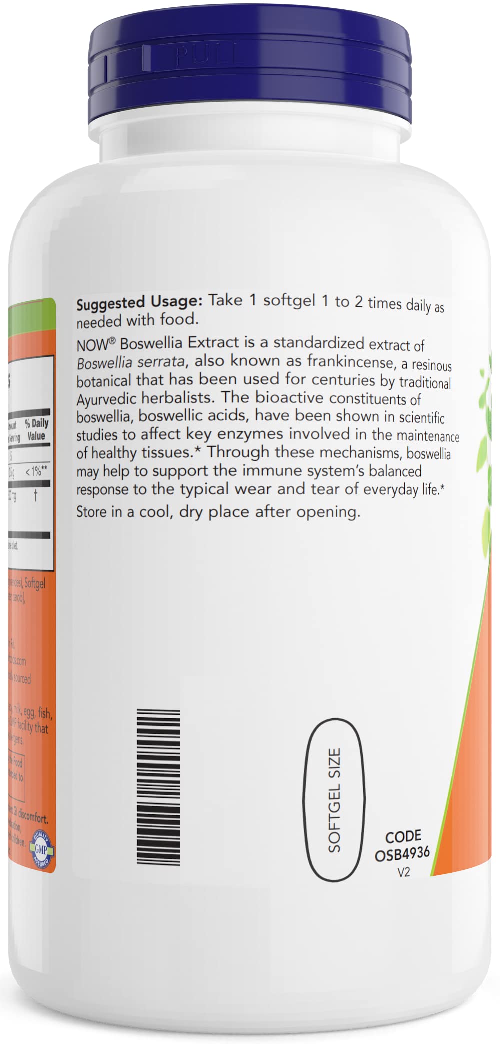 NOW Foods Boswellia Serrata Extract 500 mg Softgels 200