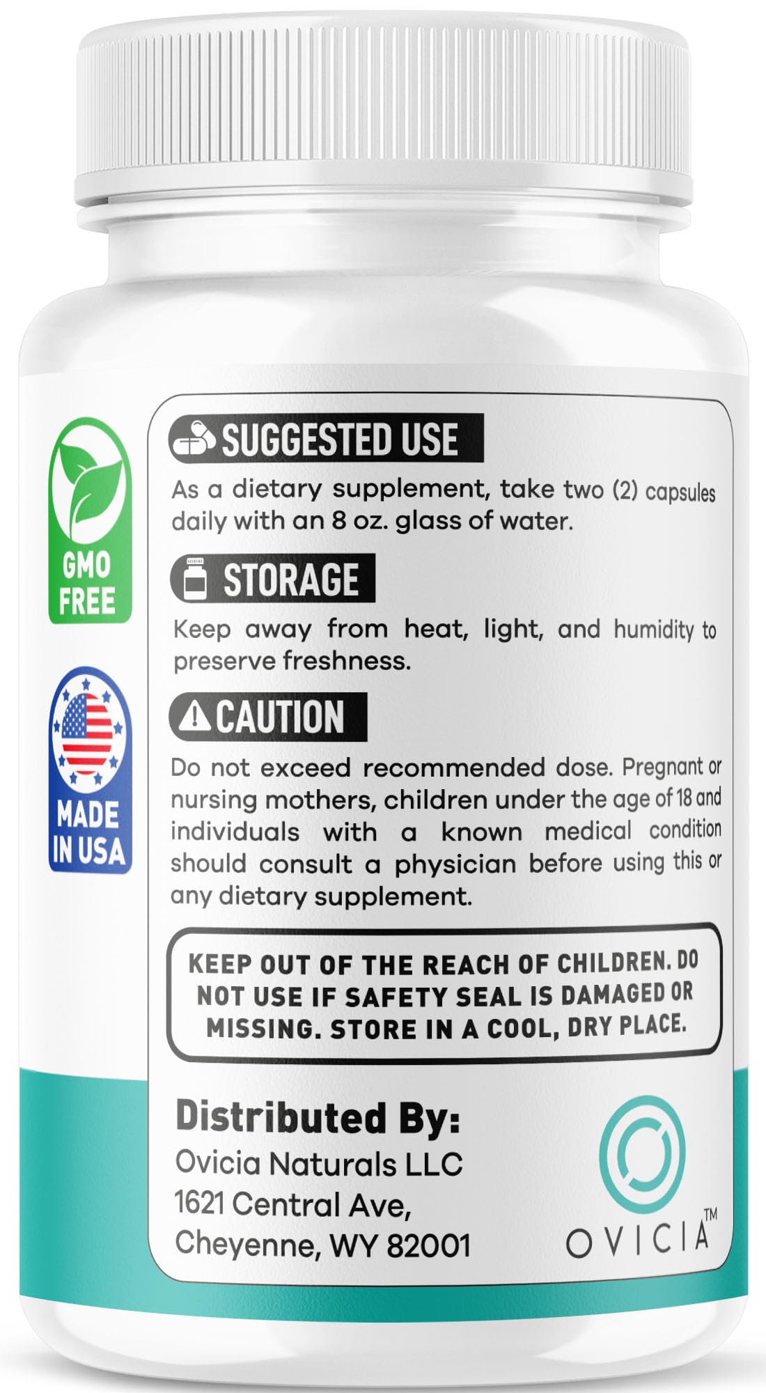 OVICIA SugarBalance Capsules, 120 Count