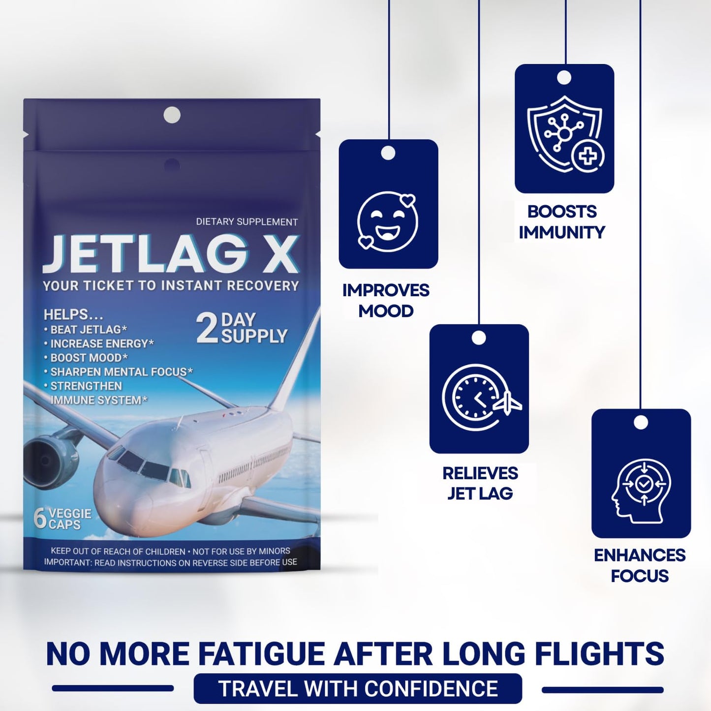 Rock Solid Jetlag X Capsule 6 Count