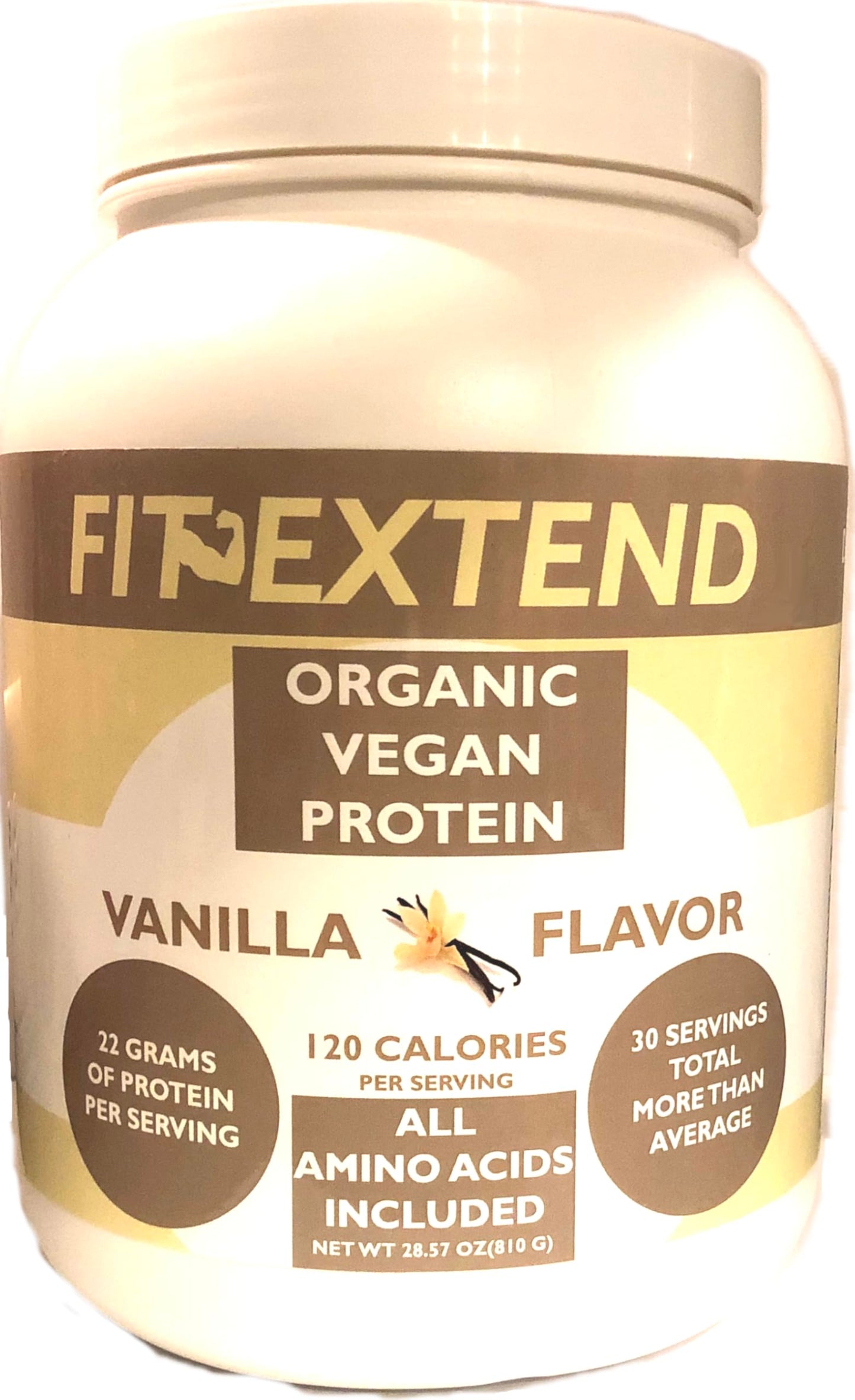 FIT EXTEND Vegan Protein Powder, 29 Servings