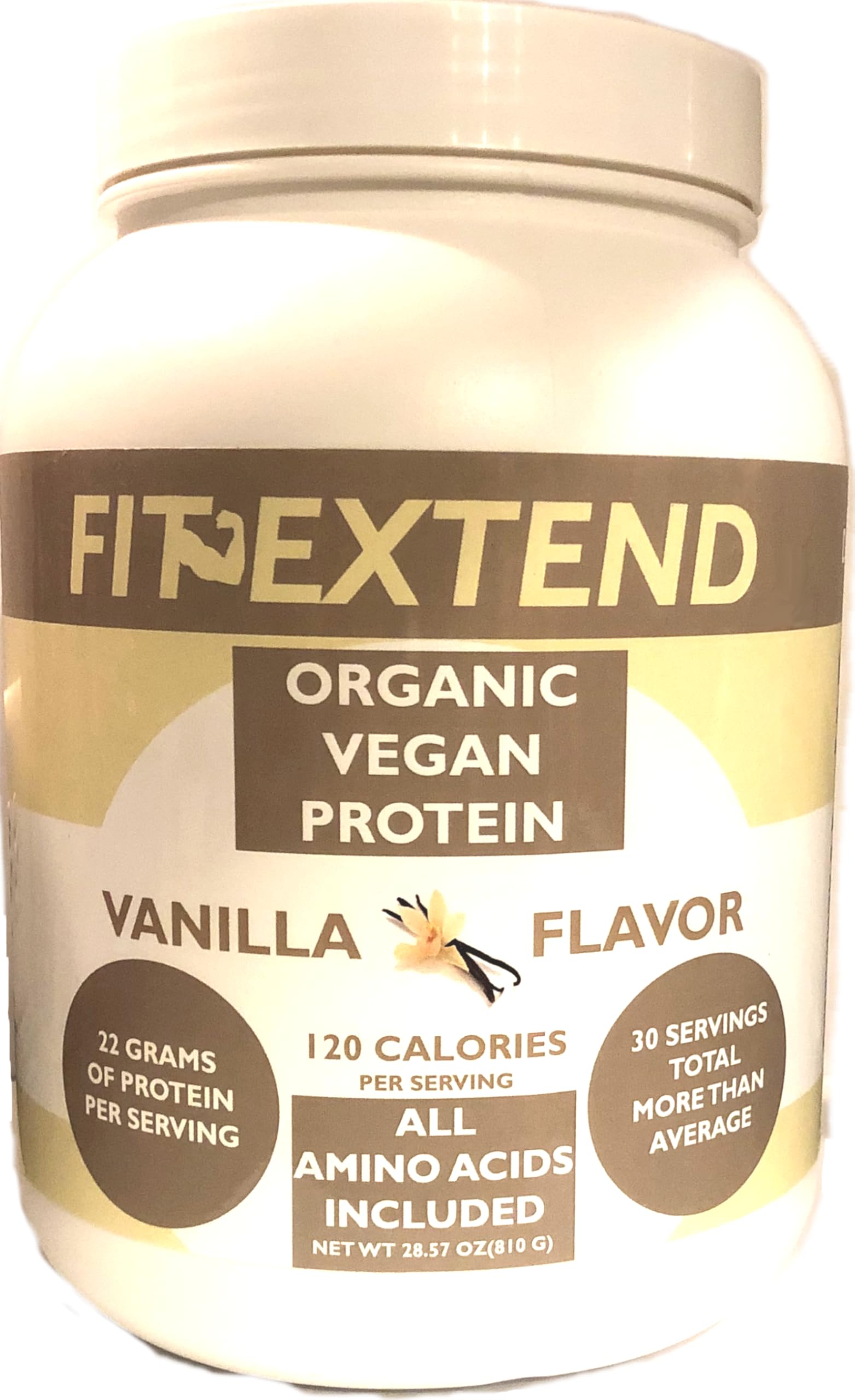 FIT EXTEND Vegan Protein Powder, 29 Servings