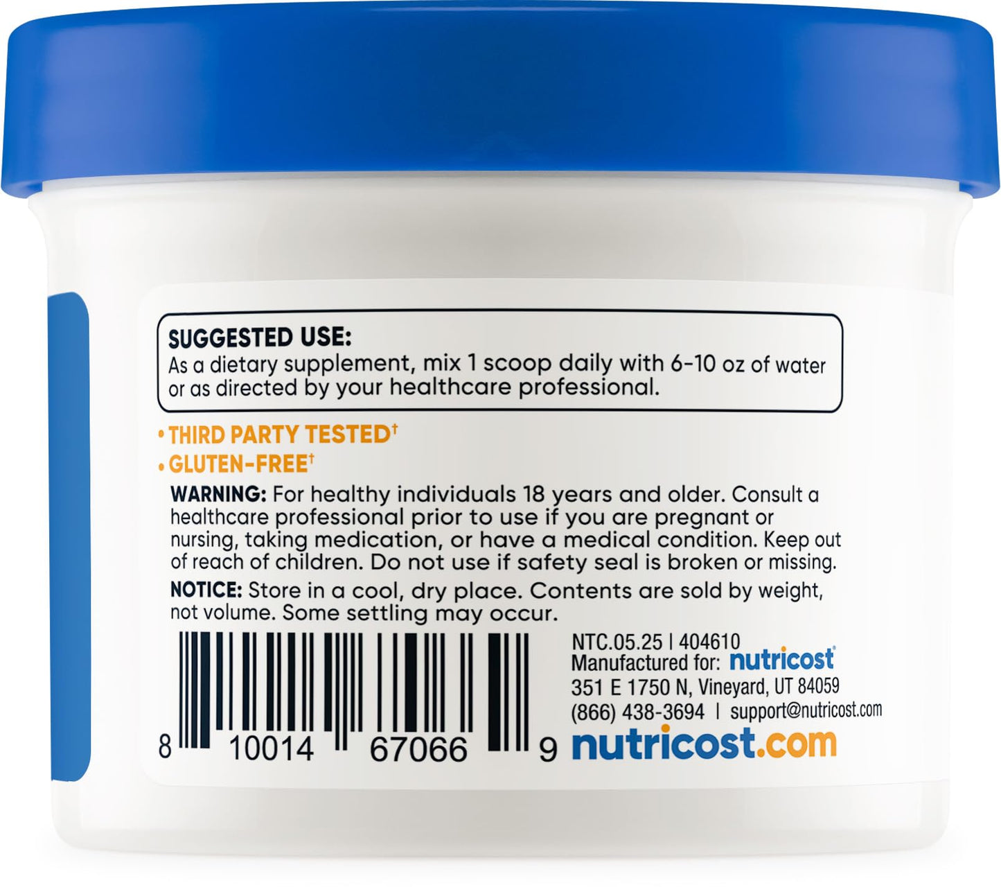 Nutricost Tudca Powder 25 Grams (Tauroursodeoxycholic Acid) Gluten-Free, 0.91 Ounce