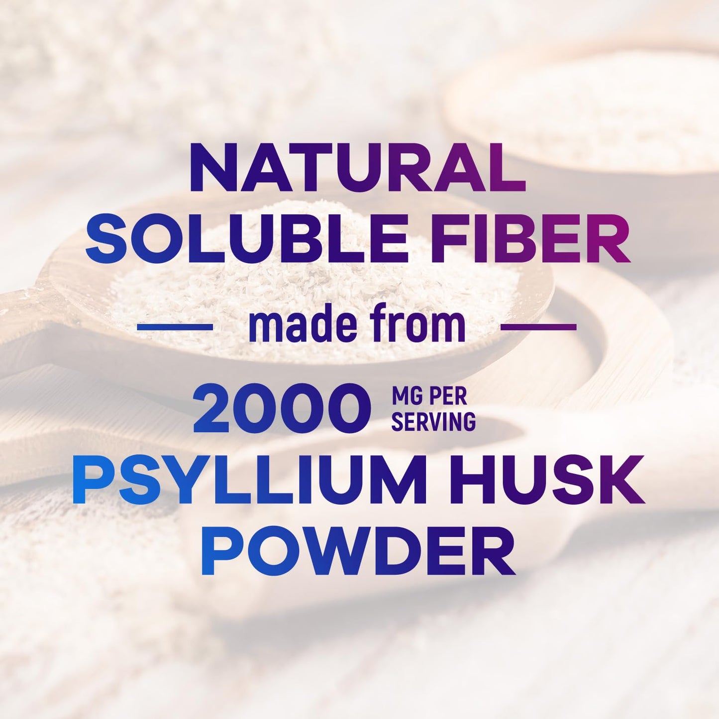 Nature's Peak Psyllium Husk Capsules 2000mg Per Serving, 60 Capsules