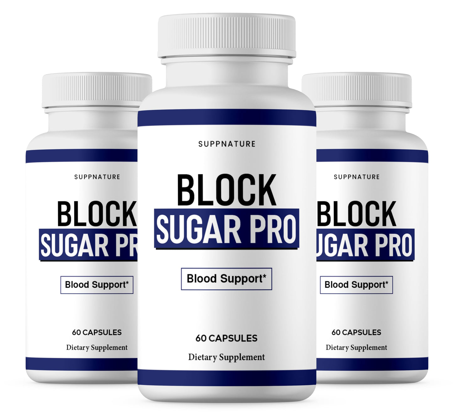 SuppNature Block Sugar Pro Capsules, 180 Capsules