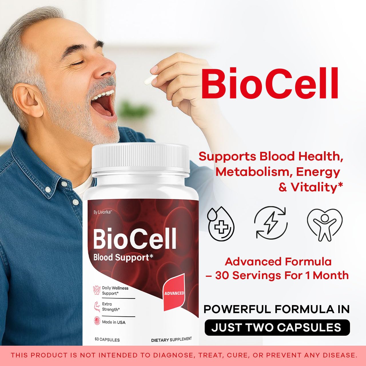 pharmagetics Bio Cell Capsule, 60 Capsules
