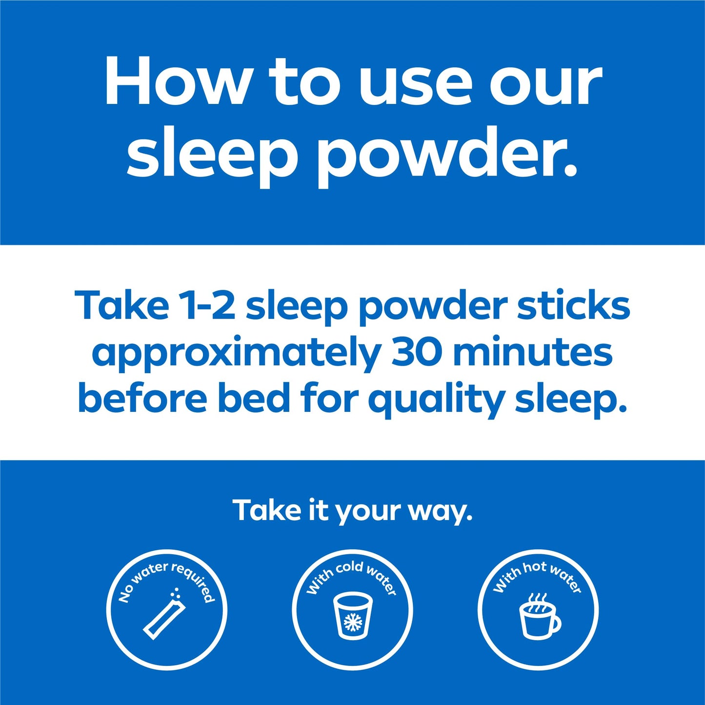 Dream Water Sleep Aid Powder, 60 Count