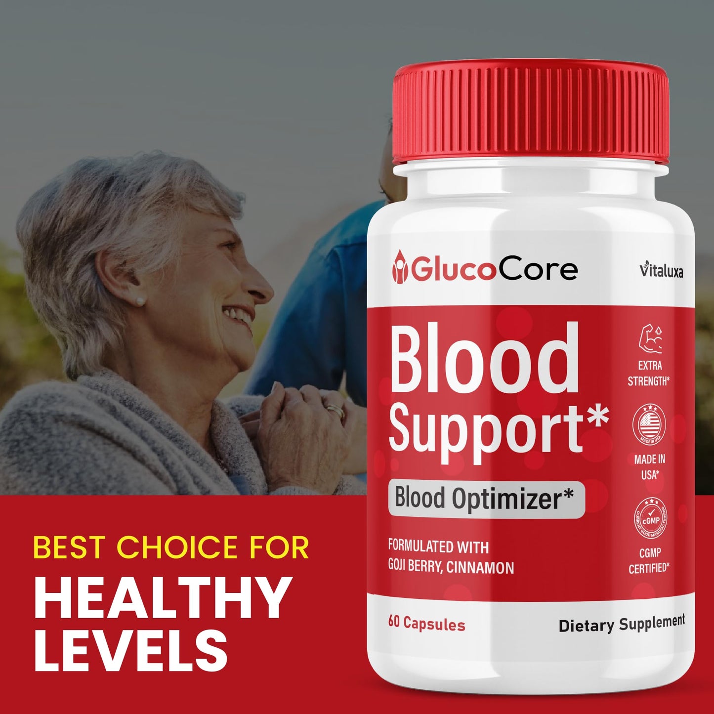 Vitaluxa Gluco Core Capsules 120 Capsules