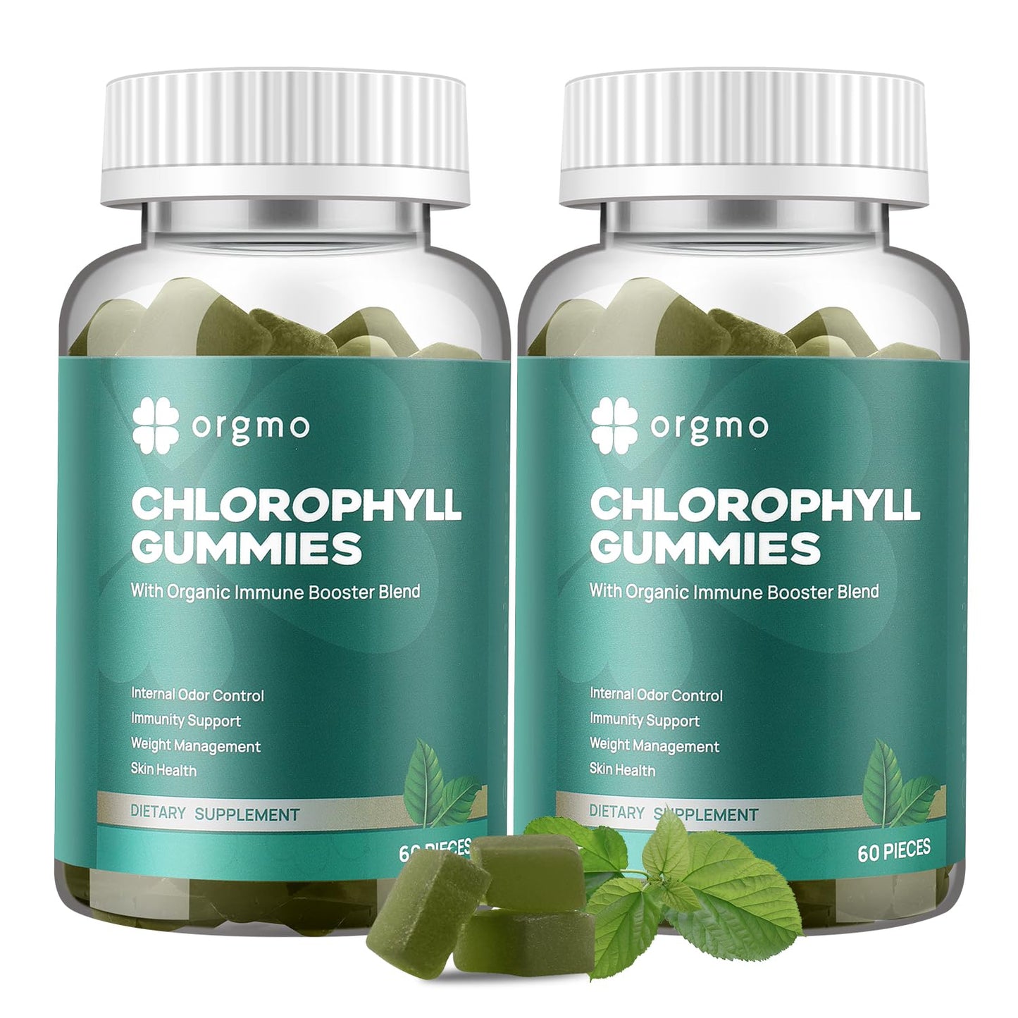 ORGMO Chlorophyll Gummies, 120 Gummies