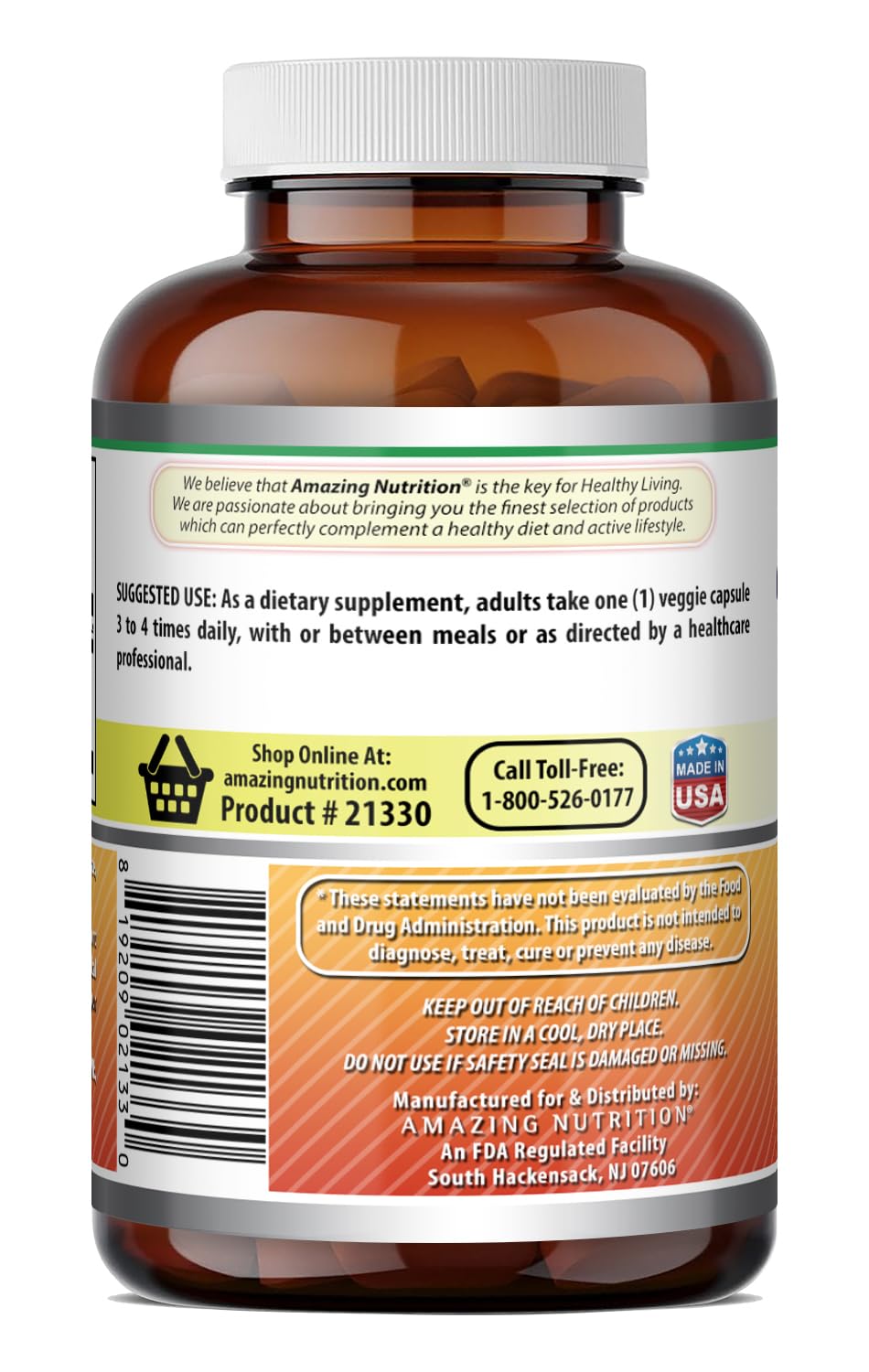 Amazing Nutrition Bromelain Supplement Capsule 120 Count