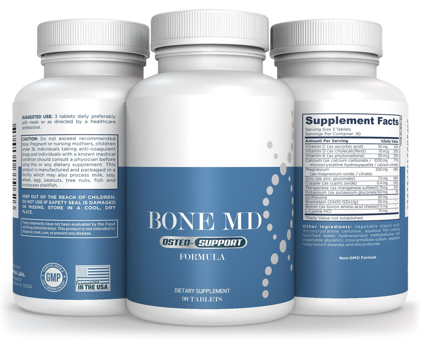 StarPass Labs Bone MD Osteo Strength Ultimate Health Support, 90 Tablets
